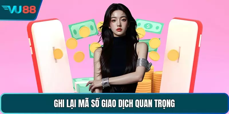Nạp Tiền VU88 - Cẩm Nang Thực Hiện Giao Dịch Hiệu Quả Ghi lại mã số giao dịch quan trọng