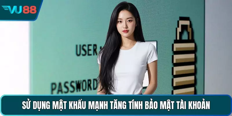 Sử dụng mật khẩu mạnh tăng tính bảo mật tài khoản